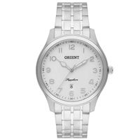 Relógio Orient Masculino Eternal Analógico Mostrador Branco ... - MICHELETTI JOIAS