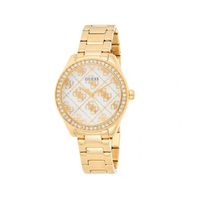 Relógio Guess Aço Analógico Dourado Vidro De Cristal - GW000... - MICHELETTI JOIAS