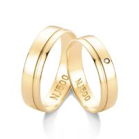 Alianças de Ouro 12k/500 AE-85 - NATALIA JOIAS