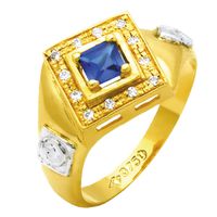 Anel de Formatura em Ouro 18k/750 com Zirconia ANF... - NATALIA JOIAS