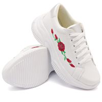 Tênis Casual Chuncky Flor Branco Sola Tratorada DK... - Kátia Cintra
