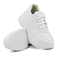 Tênis Casual Chuncky Perfurado Branco Sola Tratora... - Kátia Cintra
