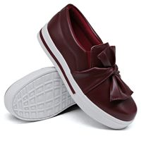 Slip On Laço Marsala DKShoes - Kátia Cintra