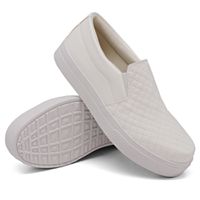 Slip On Matelassê Branco DKShoes - Kátia Cintra