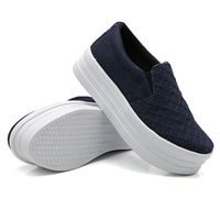 Slip On Matelassê Sola Alta Jeans DKShoes - Kátia Cintra