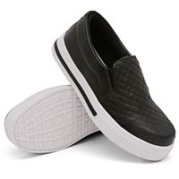 Slip On Matelassê Preto DKShoes - Kátia Cintra