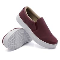 Slip On Liso Marsala DKShoes - Kátia Cintra