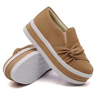 Slip On Nó Lateral Sola Alta Chocolate DKShoes - Kátia Cintra