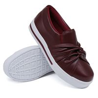 Slip On Nó Marsala DKShoes - Kátia Cintra