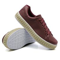 Tênis Casual Pietra Corda Marsala DKShoes - Kátia Cintra