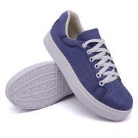 Tênis Casual Pietra Jeans Claro DKShoes - Kátia Cintra