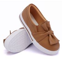 Slip On Laço Caramelo DKShoes - Kátia Cintra