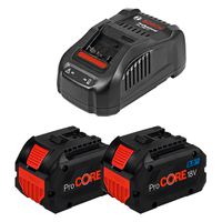 Kit Carregador Rápido e 2 Baterias Procore 18V - 8,0AH (GAL 1800 CV) - Bosch