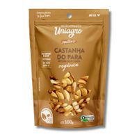 CASTANHA DO PARA INTEIRA SEM CASCA ORGÂNICA - UNIA... - TERRUÁ ORGÂNICOS