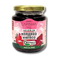 GELEIA DE MORANGO C/ HIBISCO - FAZENDA MARGARIDA -... - TERRUÁ ORGÂNICOS