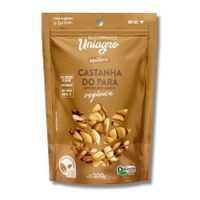 CASTANHA DO PARA INTEIRA SEM CASCA ORGÂNICA - UNIA... - TERRUÁ ORGÂNICOS