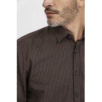 Camisa King e Joe Mini Xadrez Marrom CS24273