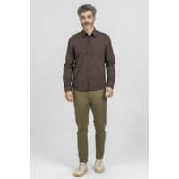 Camisa King e Joe Mini Xadrez Marrom CS24273
