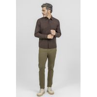Camisa King e Joe Mini Xadrez Marrom CS24273