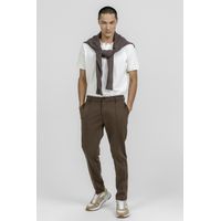 Calça Malha Western Ponto Roma K&J Marrom CL24417