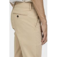 Calça em Sarja Cropped Palha King e Joe CL24113