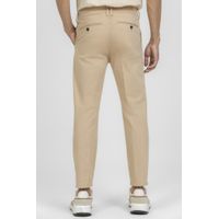 Calça em Sarja Cropped Palha King e Joe CL24113