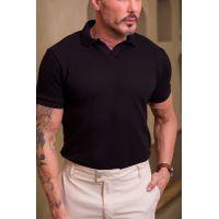 Camisa Gola Polo Cubana Oxing Preto 241024