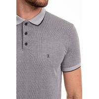 Camiseta Gola Polo Drazo Embrace Cinza 111105