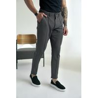 Calça Alfaiataria Skinny OXN Ponto Roma Chumbo 250625