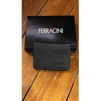 Porta Cartões em Couro Ferracini Preto CF366