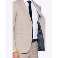 Traje Costume Teselli PV Com Elastano Fio Tinto Areia 1909