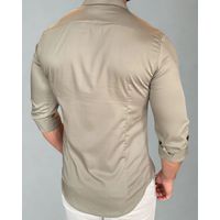 Camisa Social zikani Fibra de Bambu Verde 00748