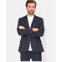 Calça Teselli em Malha Tecnológica Com Elastano Slim Marinho 1916