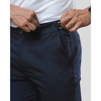 Calça Alfaiataria Slim C/ Regulagem Marinho OX1208