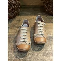 Tênis Feminino Teselli Jade 01 Bege/Whisky