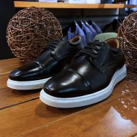 Sapato Derby Teselli Rayca Pelica Preto Air 90752