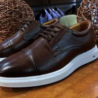 Sapato Derby Teselli Rayca Pelica Marrom Air 90752