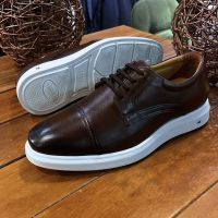 Sapato Derby Teselli Rayca Pelica Marrom Air 90752