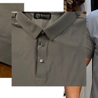Camiseta Polo Tecnológica Teselli Cinza 0770