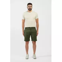 Bermuda em Linho Saka Verde BE82502
