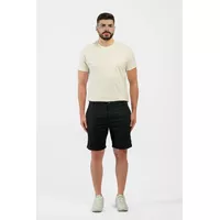 Bermuda em Linho Saka Preto BE82502