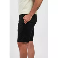 Bermuda em Linho Saka Preto BE82502