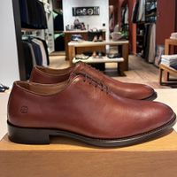 Sapato Social Oxford Wholecut Teselli Castanho 78503