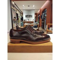Sapato Social Derby Teselli Donald Brogue Machiatto Vinho