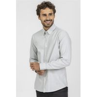 Camisa K&J M/L Social Off White CS24230
