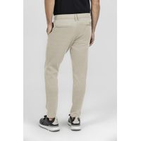 Calça em Malha Confort Slim K&J Areia CL24405