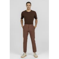 Camiseta Textura Confort K&J Marrom CA24347