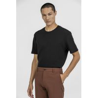 Camiseta Textura Confort K&J Preto CA24347
