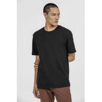 Camiseta Textura Confort K&J Preto CA24347