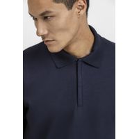 Camiseta Polo Piquet Suedine Egipicio K&J Marinho PO24516